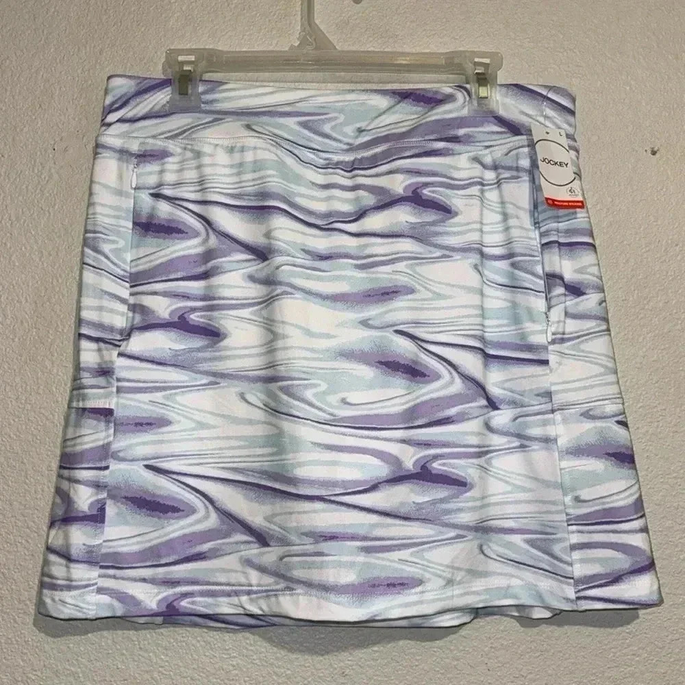 Jockey Performance Marble Print Skirt-Skort